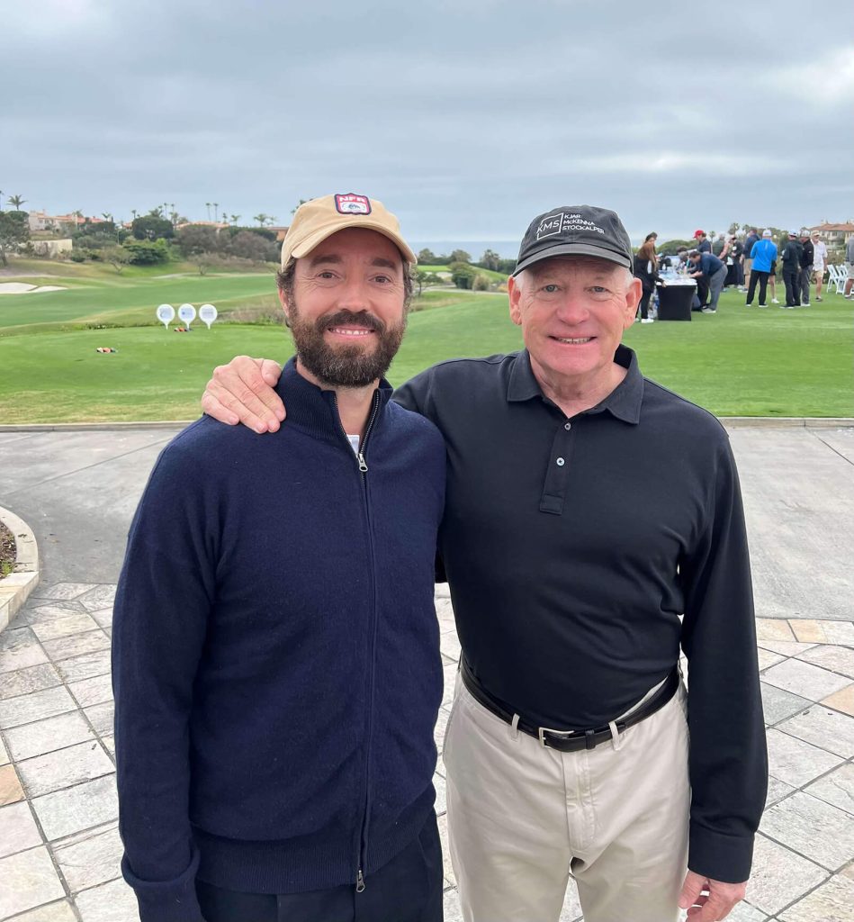 Partners Jim Kjar and Jason Petersen attend annual Orange County Judges Association Charity golf tournament.