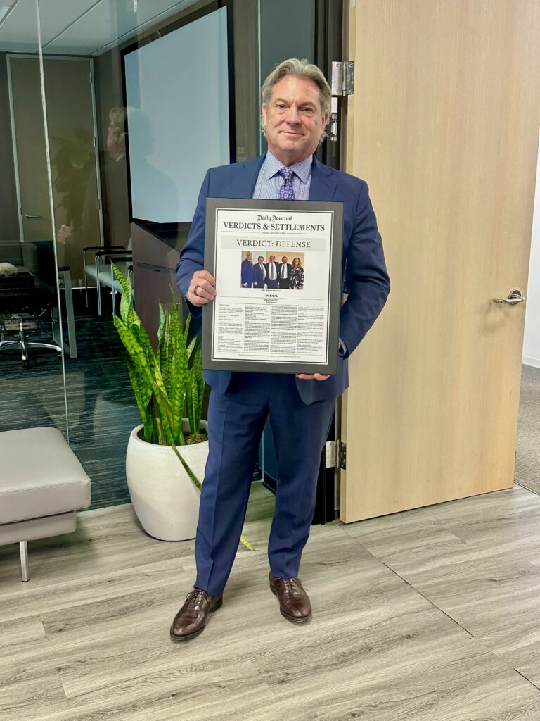 Robert McKenna’s Defense Verdict Featured on the Daily Journal